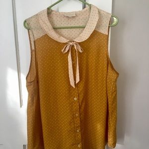Modcloth Sleeveless Blouse